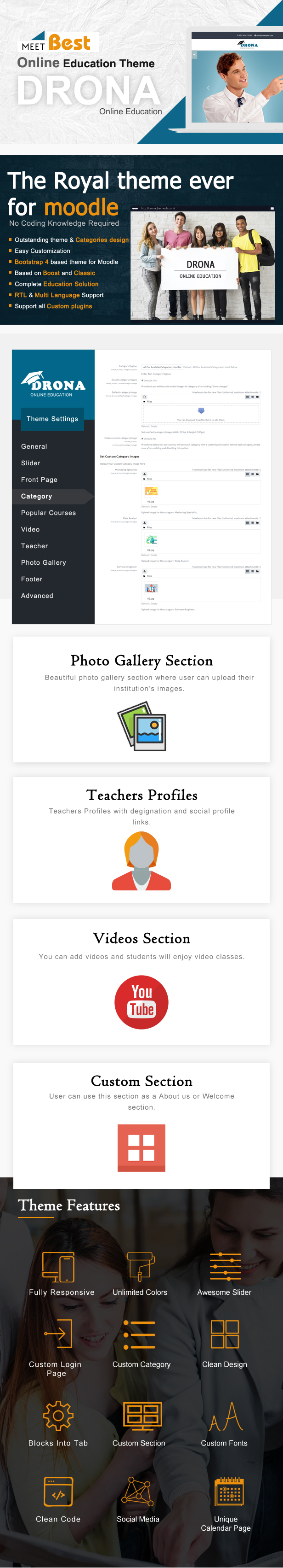 Drona - Multipurpose Moodle Theme - 1